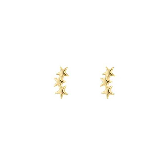 Sterren studs goud