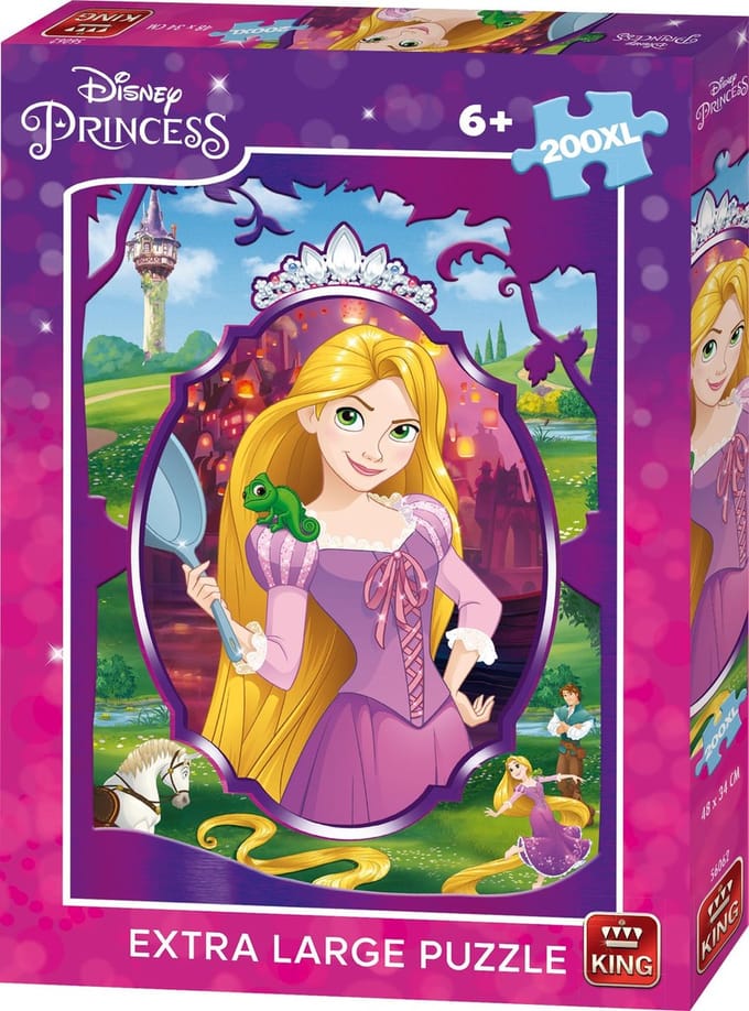 Disney 200 Stukjes XL Puzzel Rapunzel - King - 48 x 34 cm