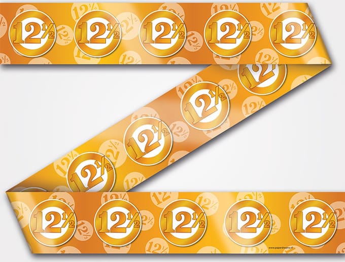 Paperdreams - Party Tape - 12,5 Jaar Getrouwd (12 m)