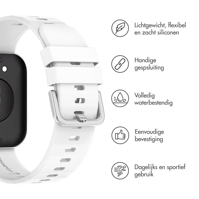 imoshion Siliconen bandje voor de Huawei Watch Fit 3 - Wit
