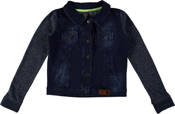 B. Nosy Jongens Knoopvest - NAVY HEARTS - Maat 122