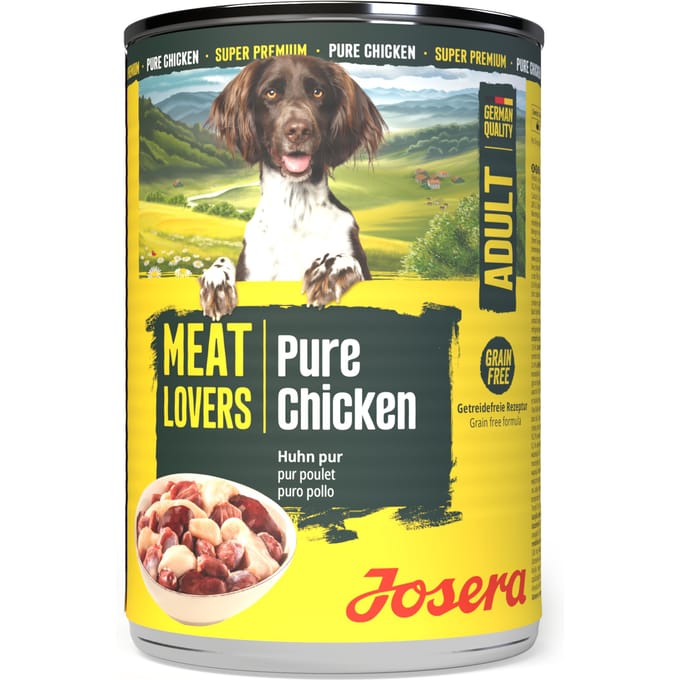 Josera Meatlovers Pure 12 x 400 g Hondenvoer - Kip (nieuw Design)