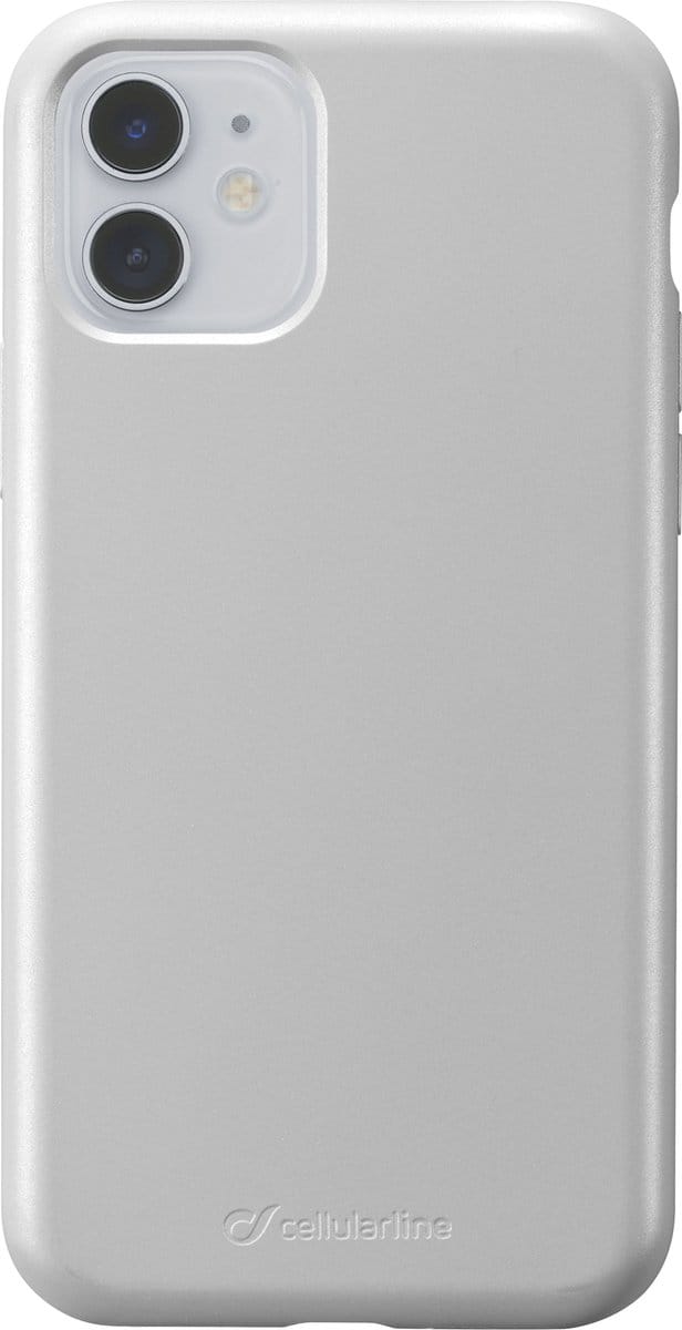 Cellularline - iPhone 11, hoesje sensation, zilver