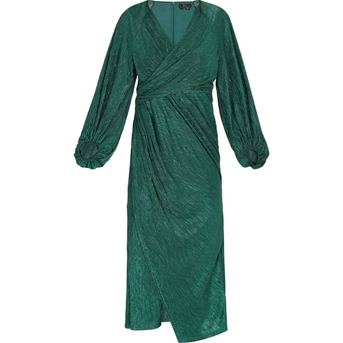 Faina Jurk Dames donkergroen