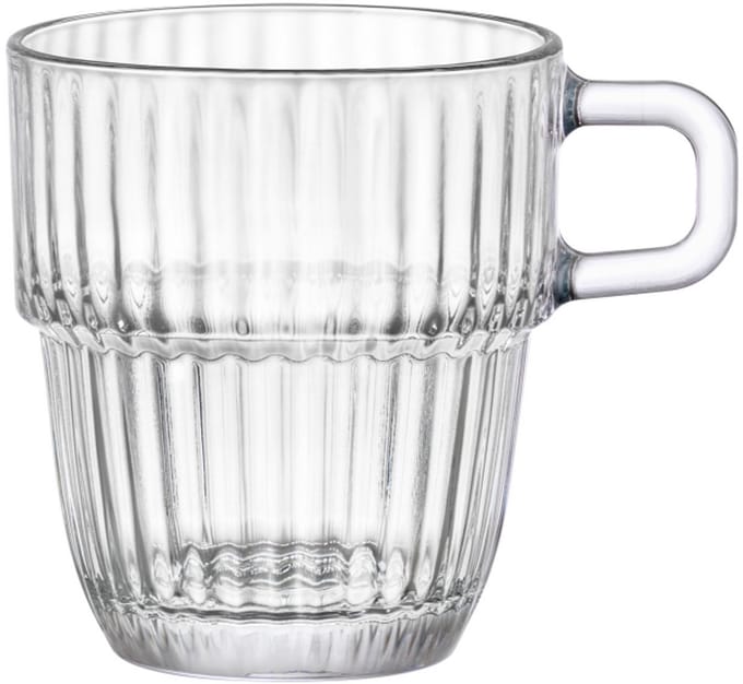 Rocco Bormioli - Koffieglas - Barshine - 18,5 cl - Glazen - Theeglas - 12 stuks