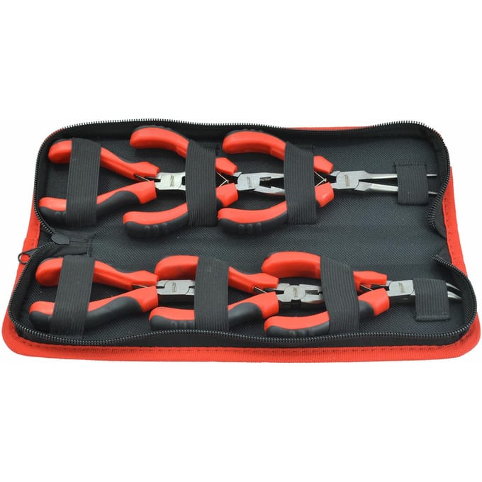 AW-Tools Combinatietangset (6-delig, 125mm) in Tas