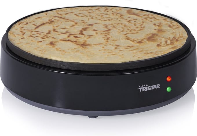 Tristar Pannenkoekenmaker - BP-2627 - 1200W - Crêpemaker - 30cm - Zwart