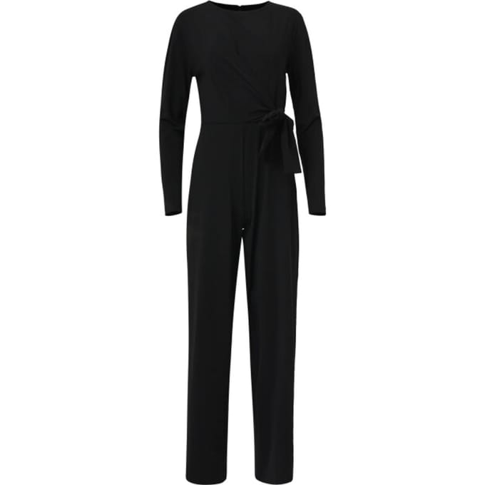 Smashed Lemon Jumpsuit met ronde hals in travelkwaliteit |