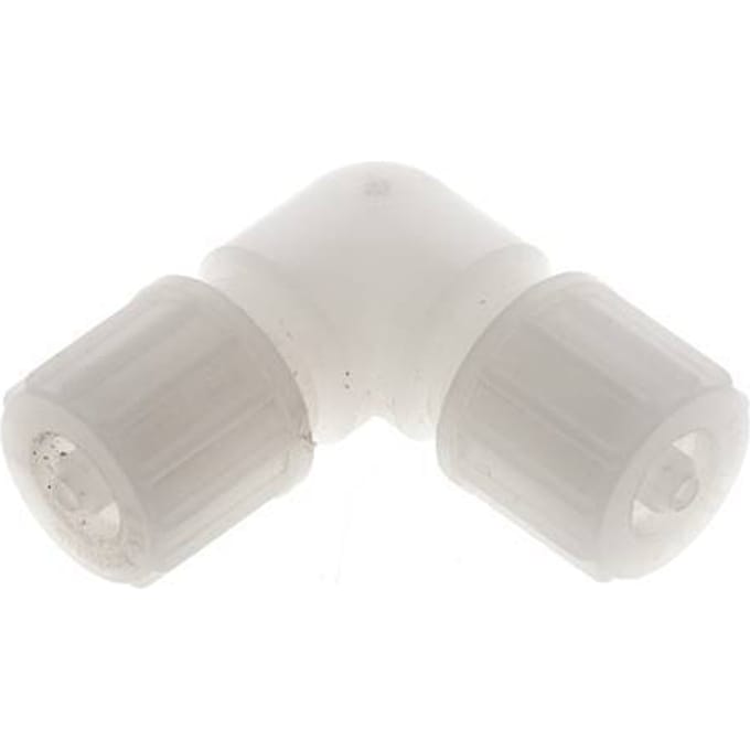 10x4mm Pvdf L-Vorm Knelfitting 10bar Kunststof en Polyamide
