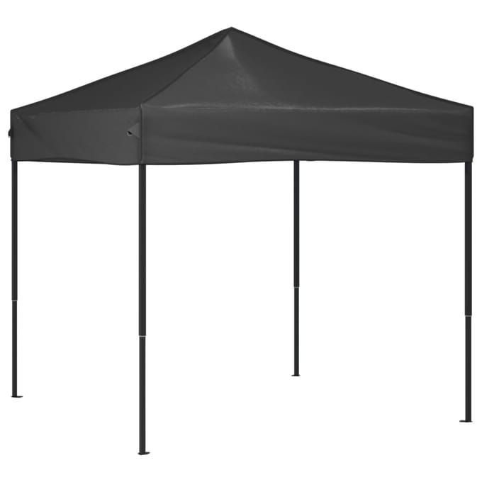 vidaXL - Partytent - inklapbaar - 2x2 - m - antracietkleurig
