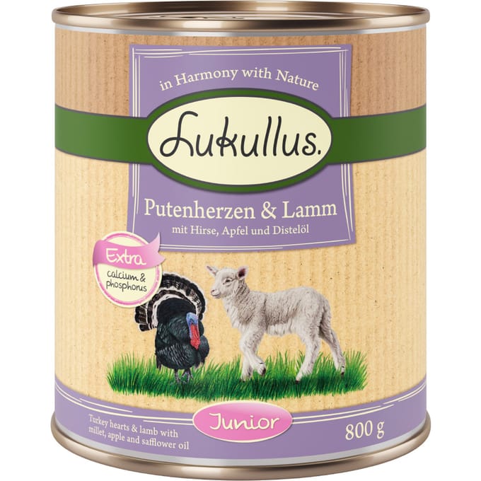 24x800g Junior Lukullus Hondenvoer