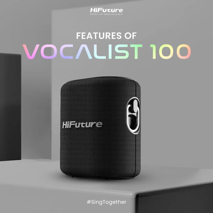 HiFuture - Vocalist 100 Black - Luidspreker