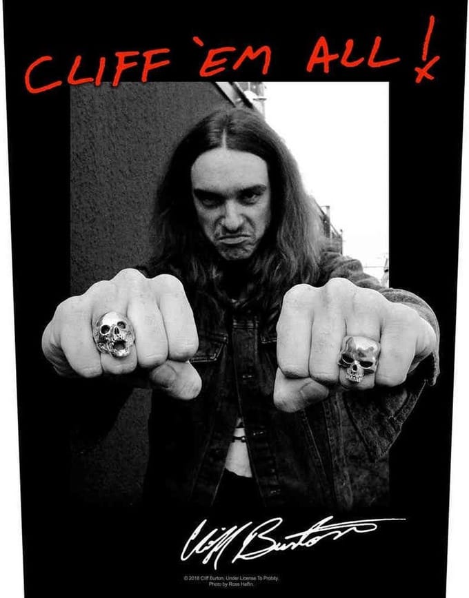 Metallica - Cliff 'Em All! Rugpatch - Multicolours