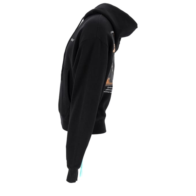 Off-White Caravaggio zwarte Crowning print hoodie