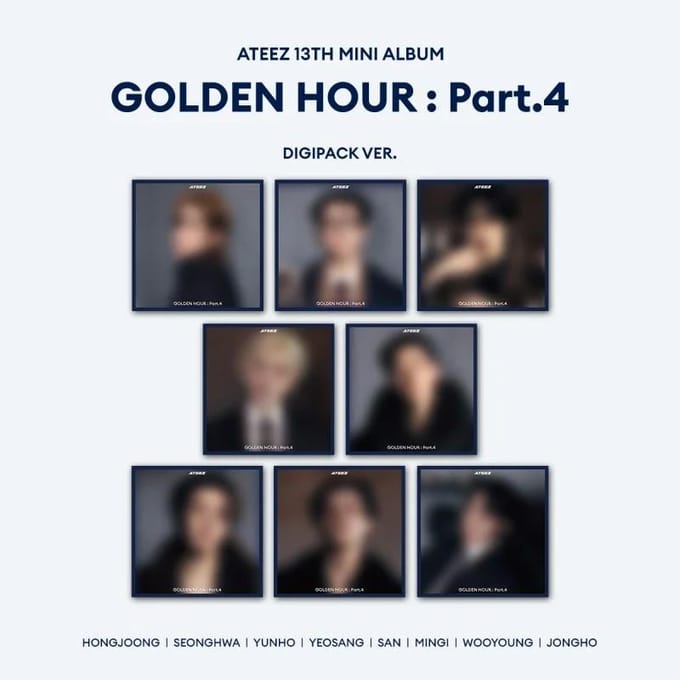 ATEEZ - [GOUDEN UUR : DEEL.4] 13e Mini-album DIGIPACK Set