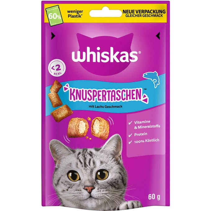 Whiskas Temptations - Zalm 60 g