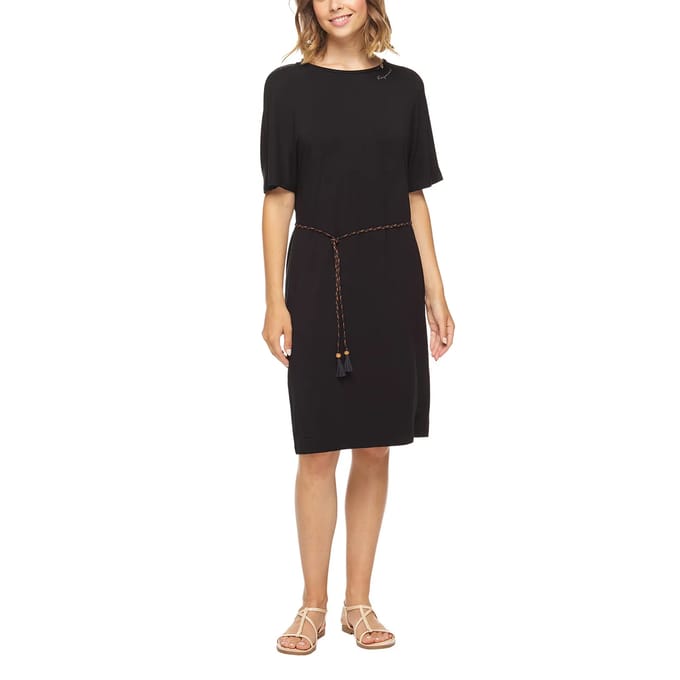 Ragwear jurk kass Zwart-Xs (34)