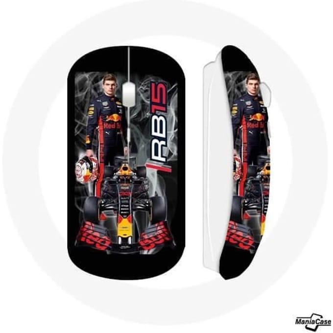 Verstappen Formule 1 Draadloze Muis Zwart Red Bull