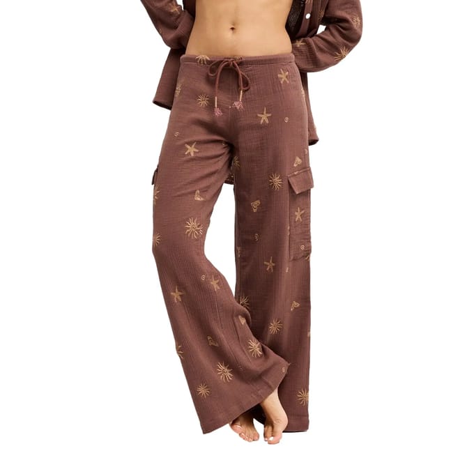 Cargo broek voor dames Roxy Stardust Sand