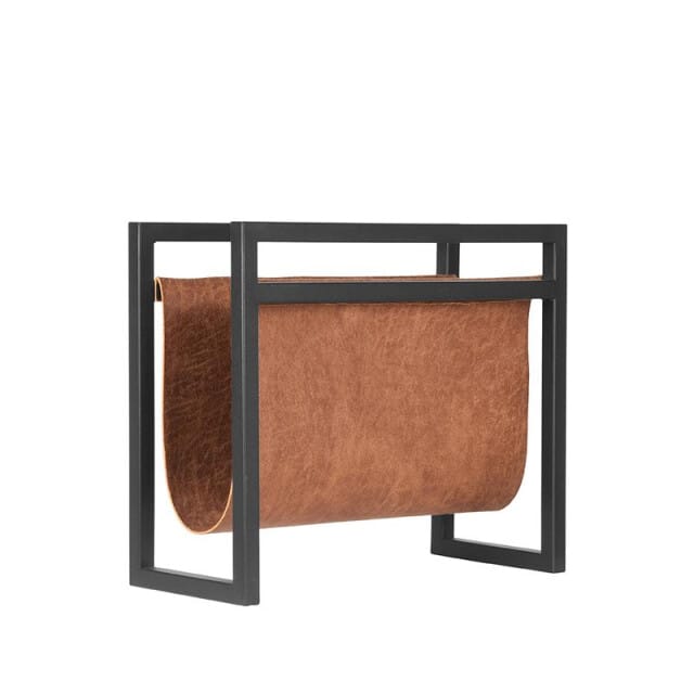 Label51 Wanddecoratie Magazinehouder Cognac Leder