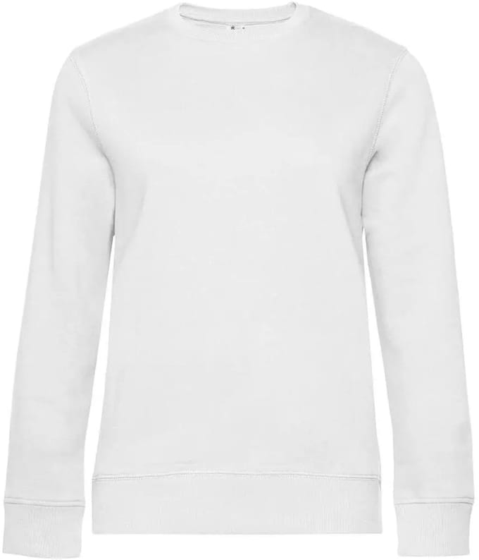 Dames sweatshirt met ronde hals B&C Queen