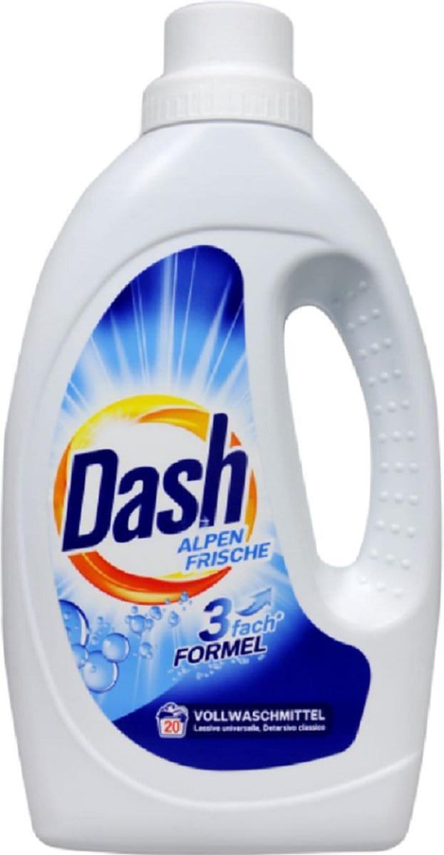Dash - Wasmiddel - Vloeibaar - Alpen Frische - 20wb/1.1L