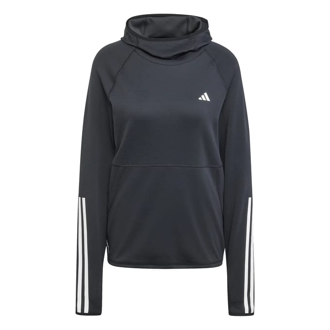 Dames Hoodie adidas Own the Run 3 Stripes