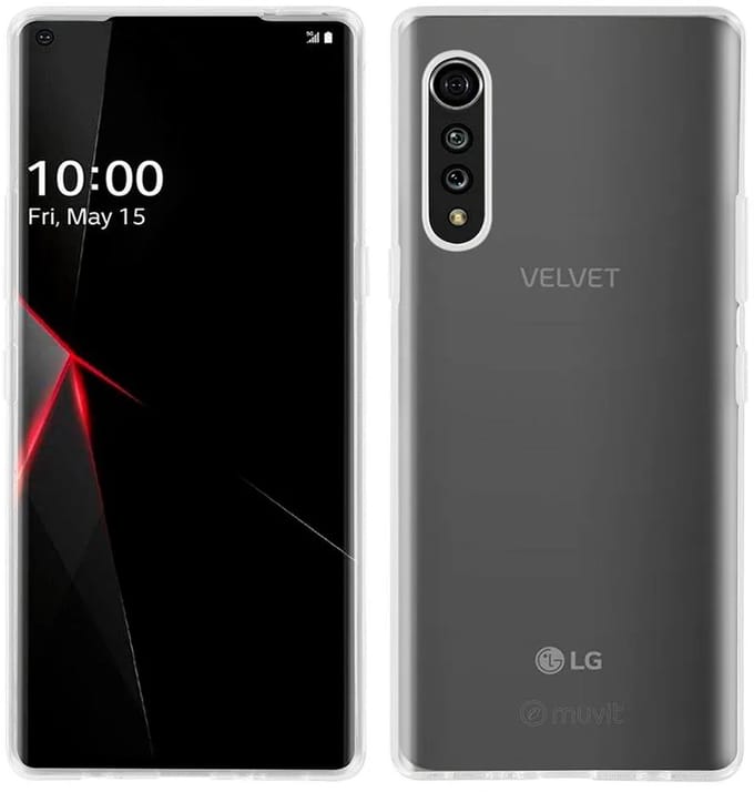 Muvit Case Lg Velvet Recycletek Silicone Telefoonhoesje Transparant