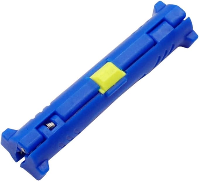 Draadstripper Pen - Kabel Stripper - Snel Kabels Strippen - Draagbaar Ontwerp - 9.8 cm Lengte - Blauw