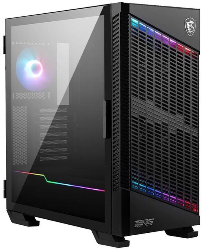 MSI MPG Velox Serie - ATX Midi-Tower Behuizing - Airflow - Met Zijraam