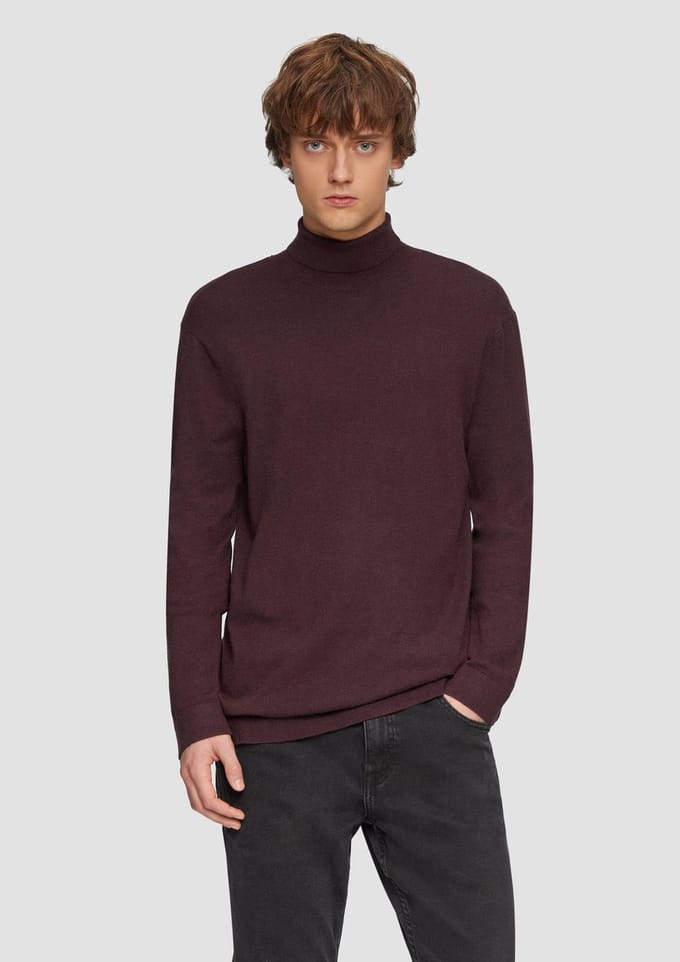 Qs Men-Pull--47W0 LILAC/PINK-Maat XL