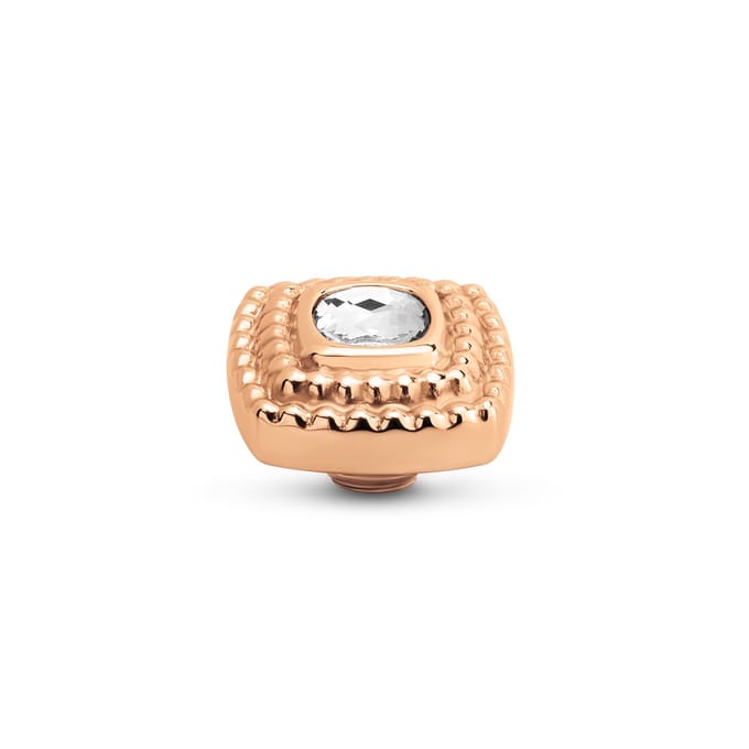 Melano Vivid Maze CZ steentje Crystal Rosé | 10 mm