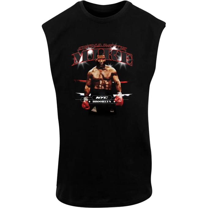 Mister Tee - Dynamite Mike Mouwloos shirt - L - Zwart