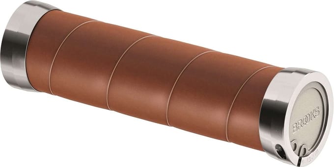 Brooks Handvatten Slender Leather grips 100/130mm honey