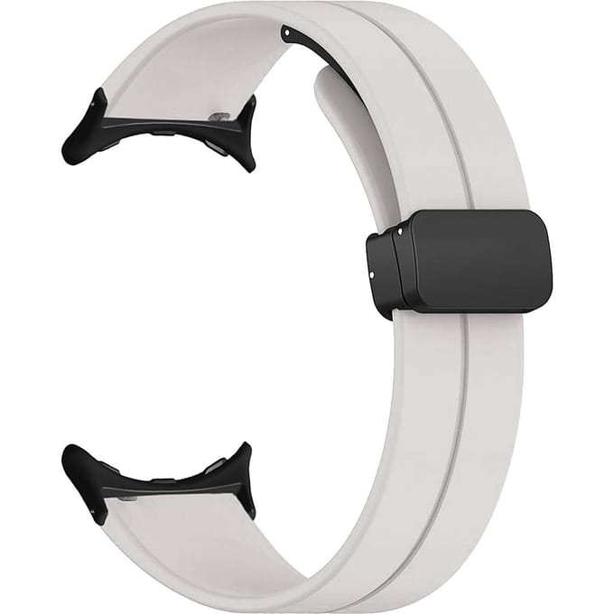 Siliconen Horlogebanden Zacht Elastisch Smartwatch Band met Magnetische Vouwsluiting voor Google Pixel