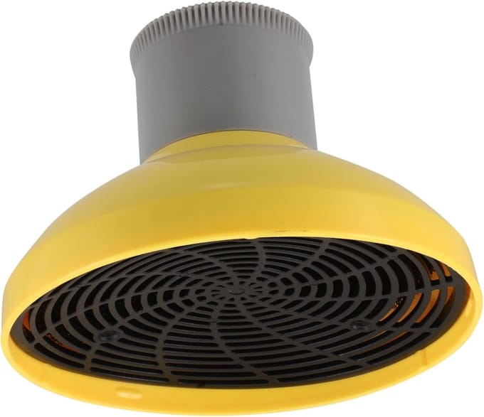 Haardroger Diffuser - Föhn Opzetstuk - Krullen Stijlen - Universele Interface - 15 x 15 x 11.5 cm - Geel