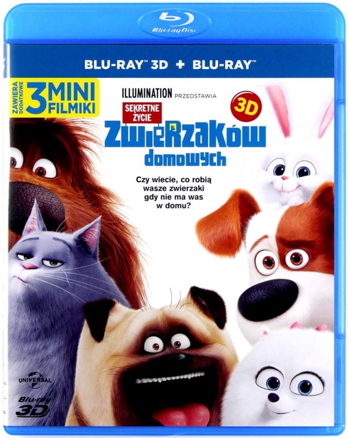 Huisdiergeheimen [Blu-Ray 3D]+[Blu-Ray]