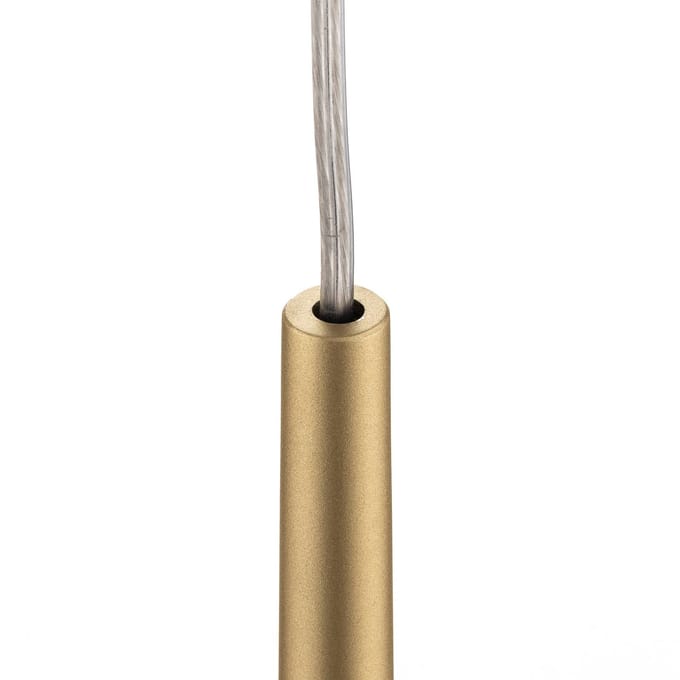 SIGMA Hanglamp Sopel 1, kegelvormig, goud mat
