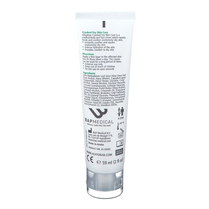 ALHYDRAN - Cracked Dry Skin Care - Hydraterende Crème - 59 ml