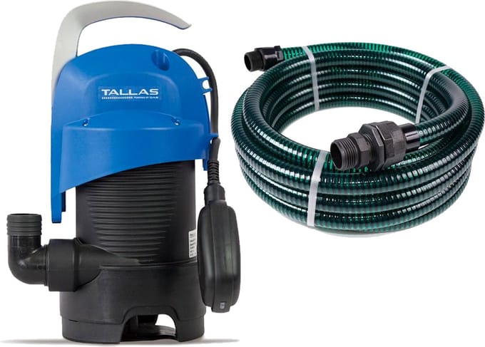 Tallas D-DW 400 met afvoerslang 10 meter