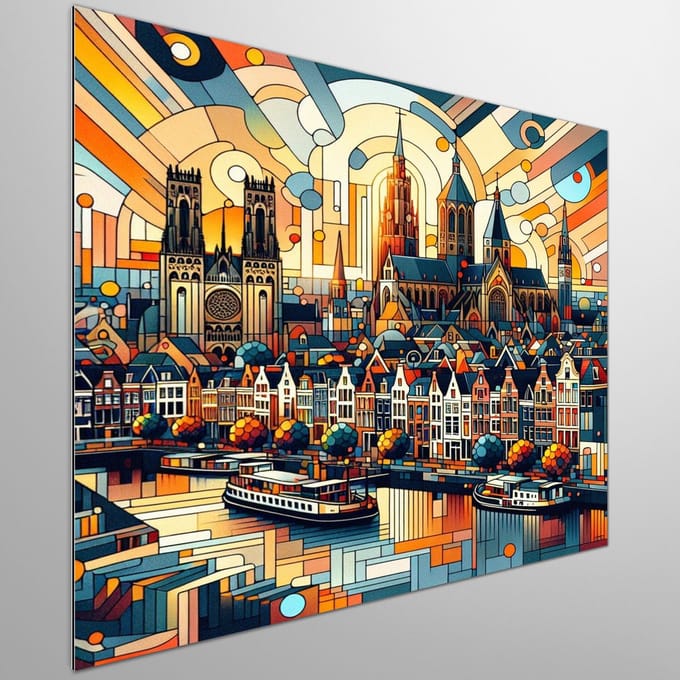Kunstprint | Wanddecoratie | Dibond | 100 × 100 cm
