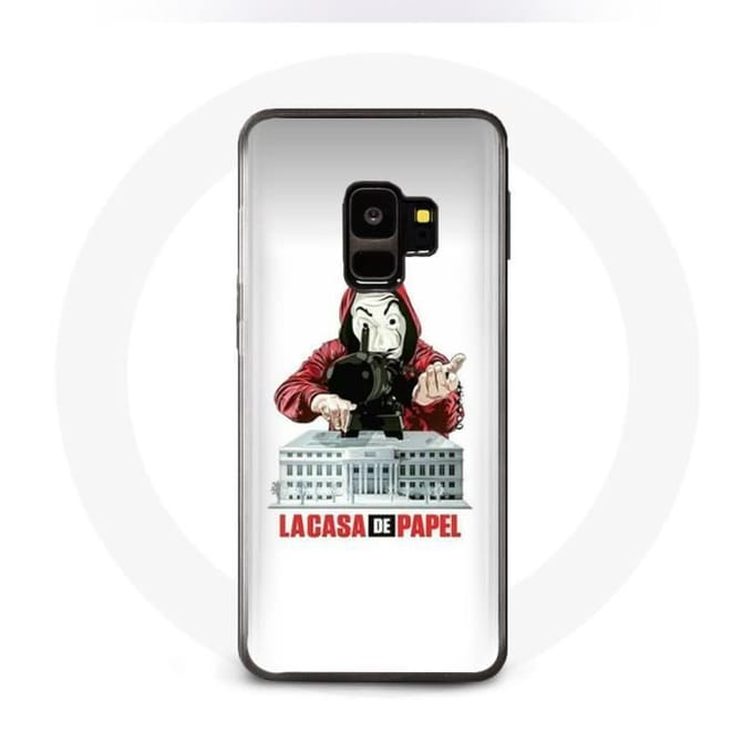 Coque - La casa de papel - Samsung Galaxy S9 - Souple - Protection - Blanc blanc