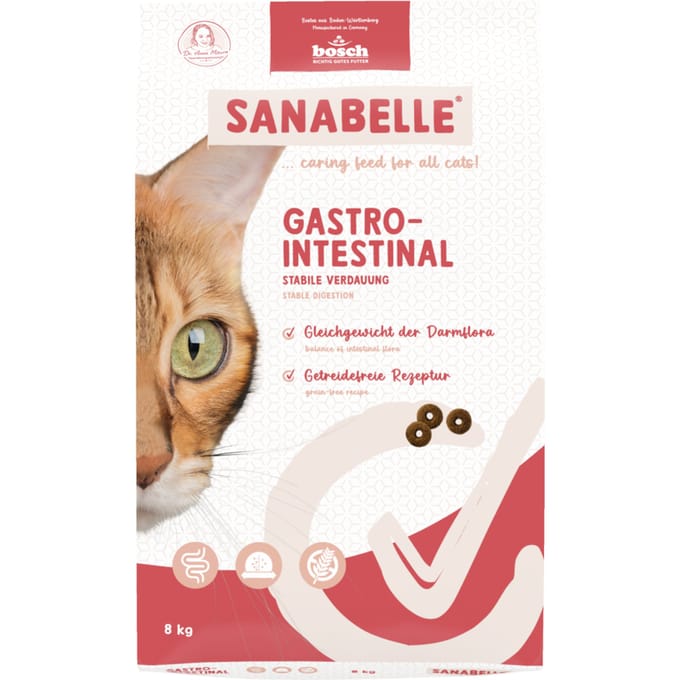 8kg Sanabelle Zorg Maag-Darm-Lever droogvoer voor katten