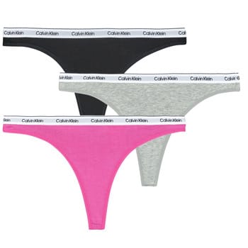 String met elastische tailleband in 3-pack