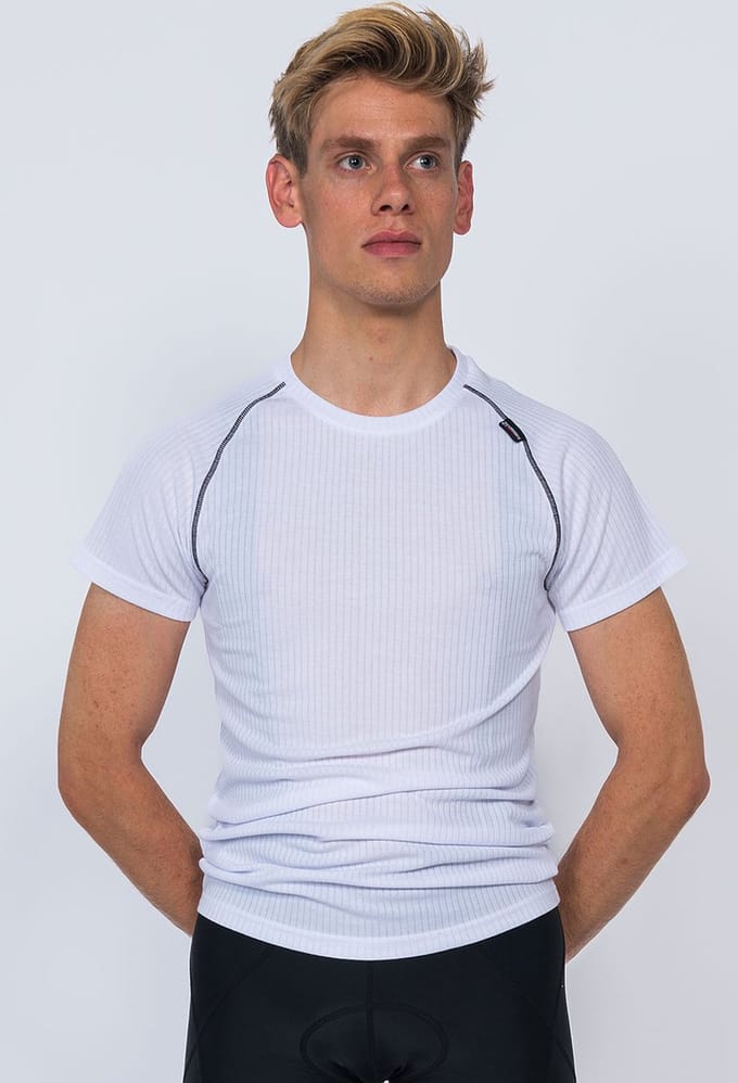 21Virages Zweethemd Mattia korte mouwen unisex wit-L