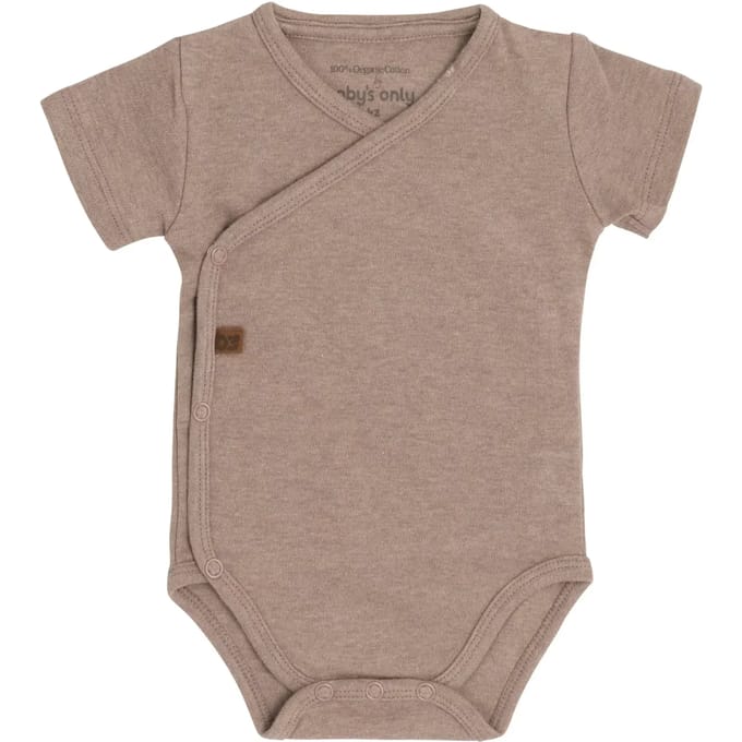 Baby's Only Rompertje Melange - Clay - 44 - 100% ecologisch katoen - GOTS