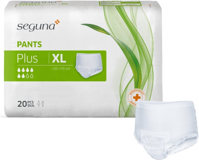 Seguna Pants Plus XL - 1 pak van 20 stuks