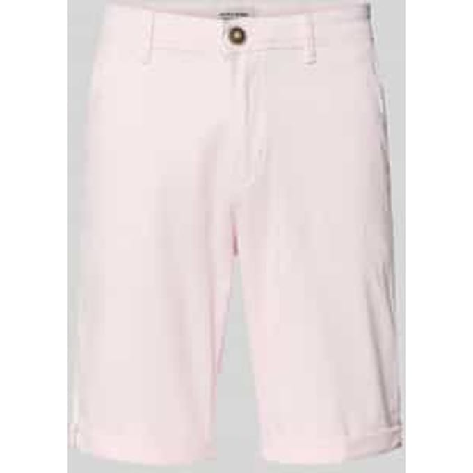 straight fit short met steekzakken model 'Bowie'