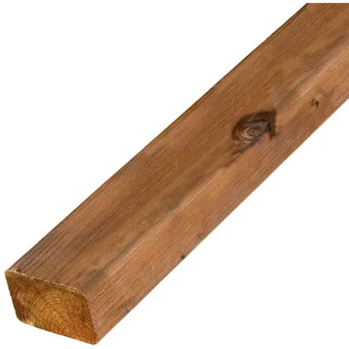 Regel Vuren Bruin 4,4x6,8x240cm