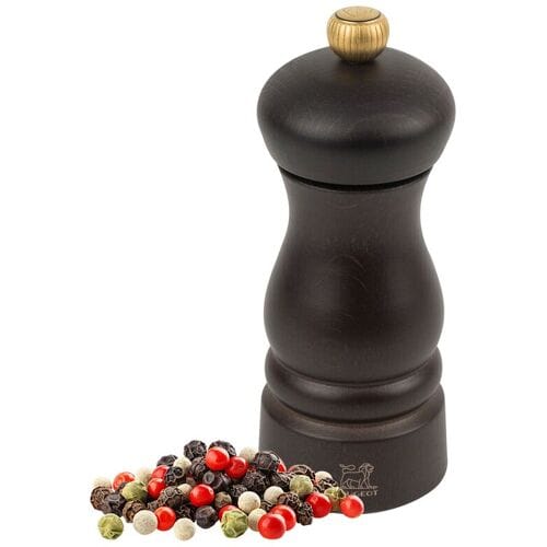 (6 stuks) PEUGEOT CLERMONT - Pepermolen - Hout - Chocolade - Hoogte: 130mm